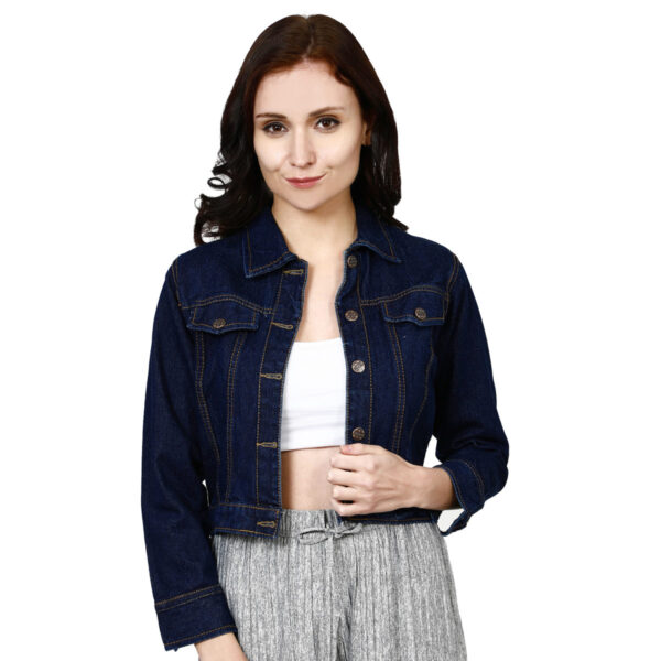 Navy Blue Denim Jackets