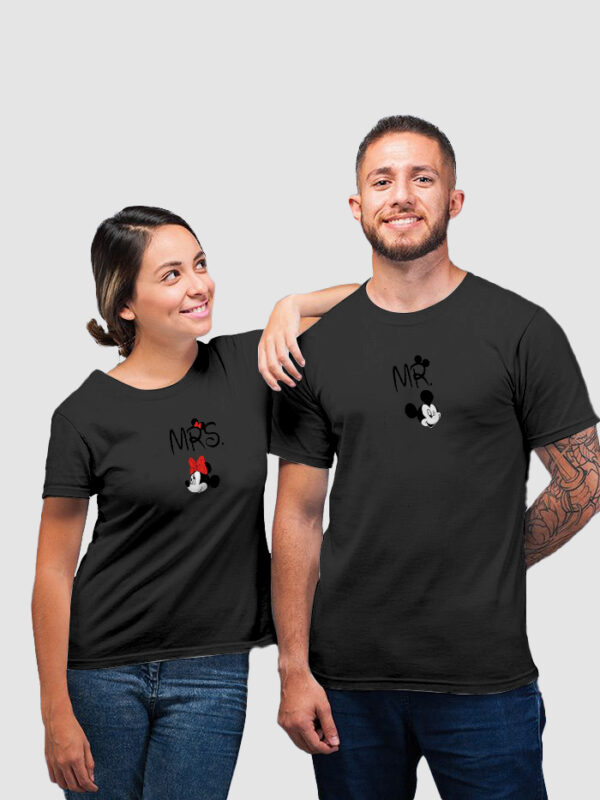Couple Tshirt Mr. and Mrs Mickey
