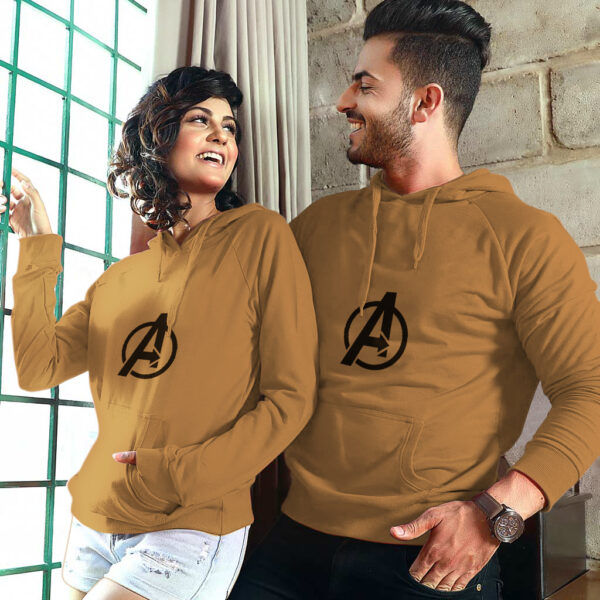 Couple Hoodies - Avenger Black