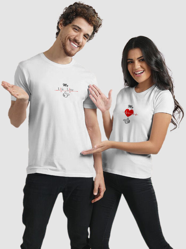 Couple Tshirt My Life Line