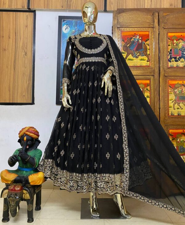 designer anarkali gown