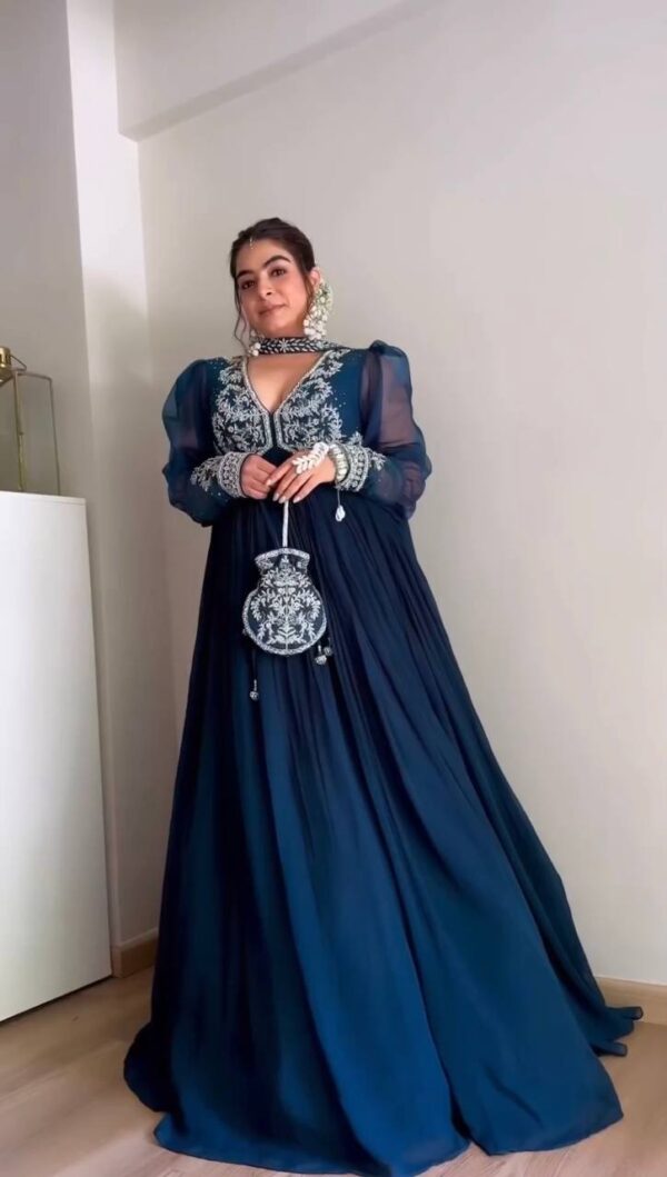 Designer anarkali gown for girl