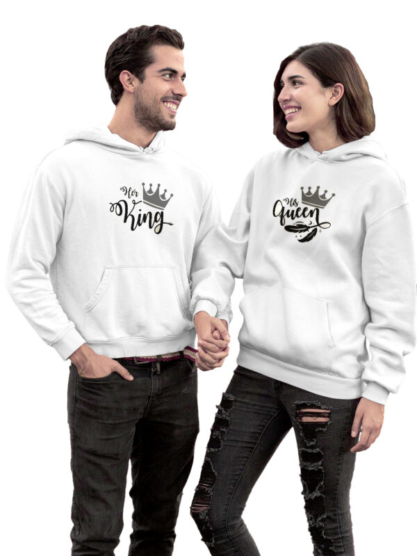 Couple Hoodies - King Queen