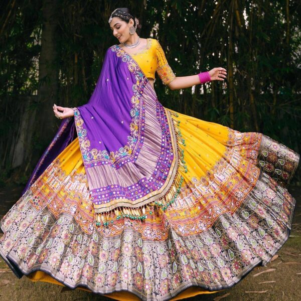 Designer printed lehenga choli