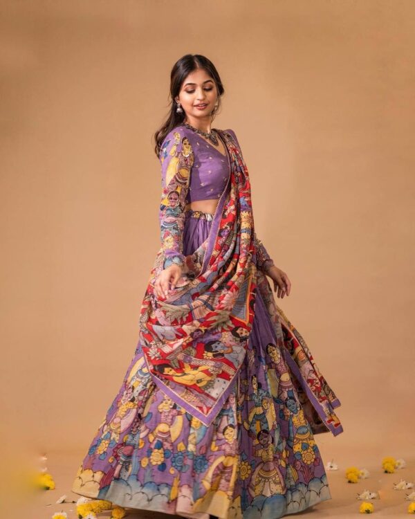 Printed lehenga choli
