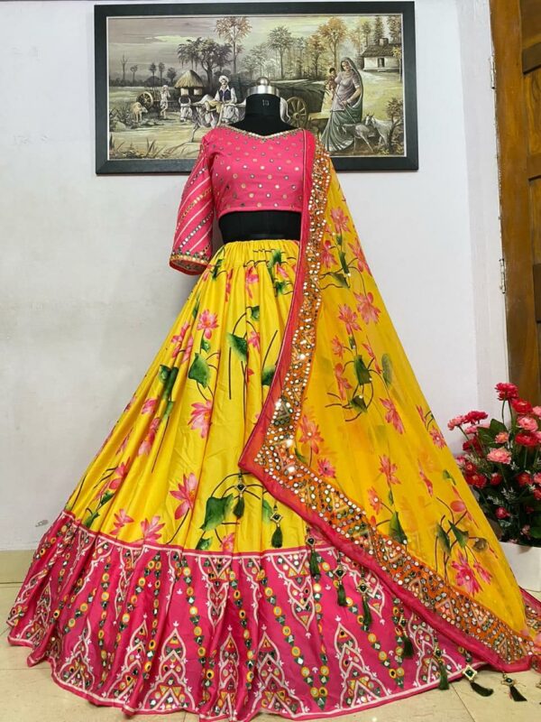 Printed lehenga choli