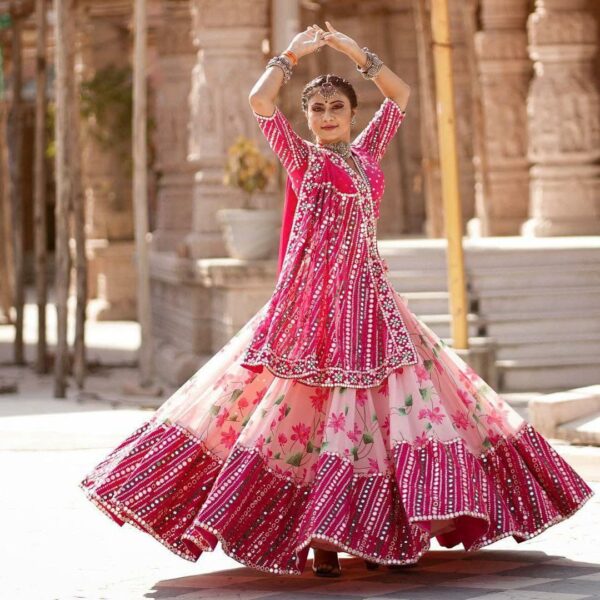 Designer printed lehenga choli