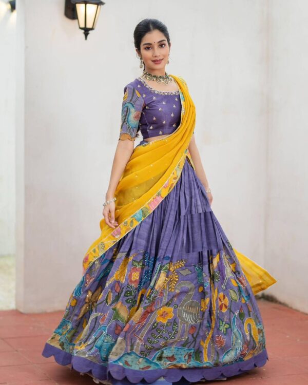 Printed lehenga choli for girl