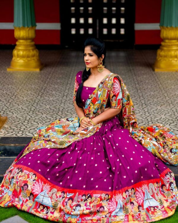 Printed lehenga choli for girl
